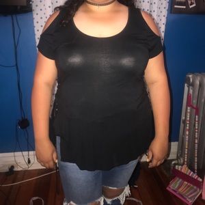 COLD SHOULDER SIDE CORSET TOP!! NEW CONDITION XL